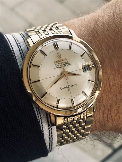 omega constellation watch strap|omega constellation vintage watch prices.